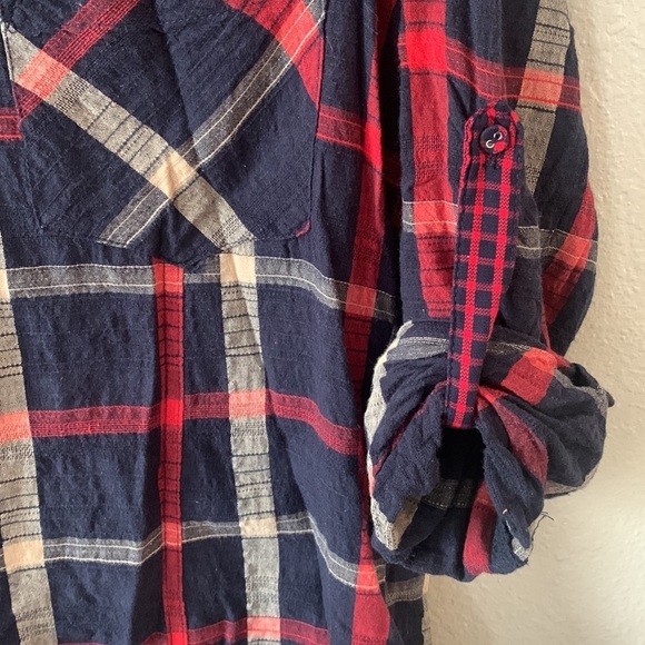 Skies Are Blue Plaid button down shirt size small - Picture 4 of 5